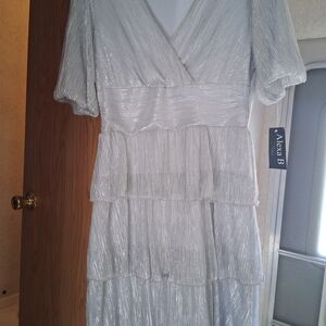 Alvara B Silver Tiered Dress